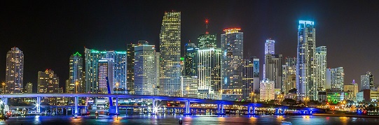 Picture showing the Skyline of Miami