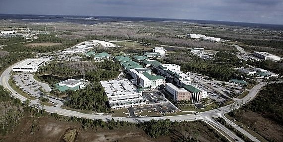 Bild der Florida Gulf Coast Universität aus der Luft
