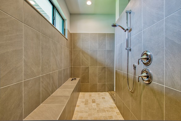Picture of the New Construction Model Royal Palm 3 showing the master shower